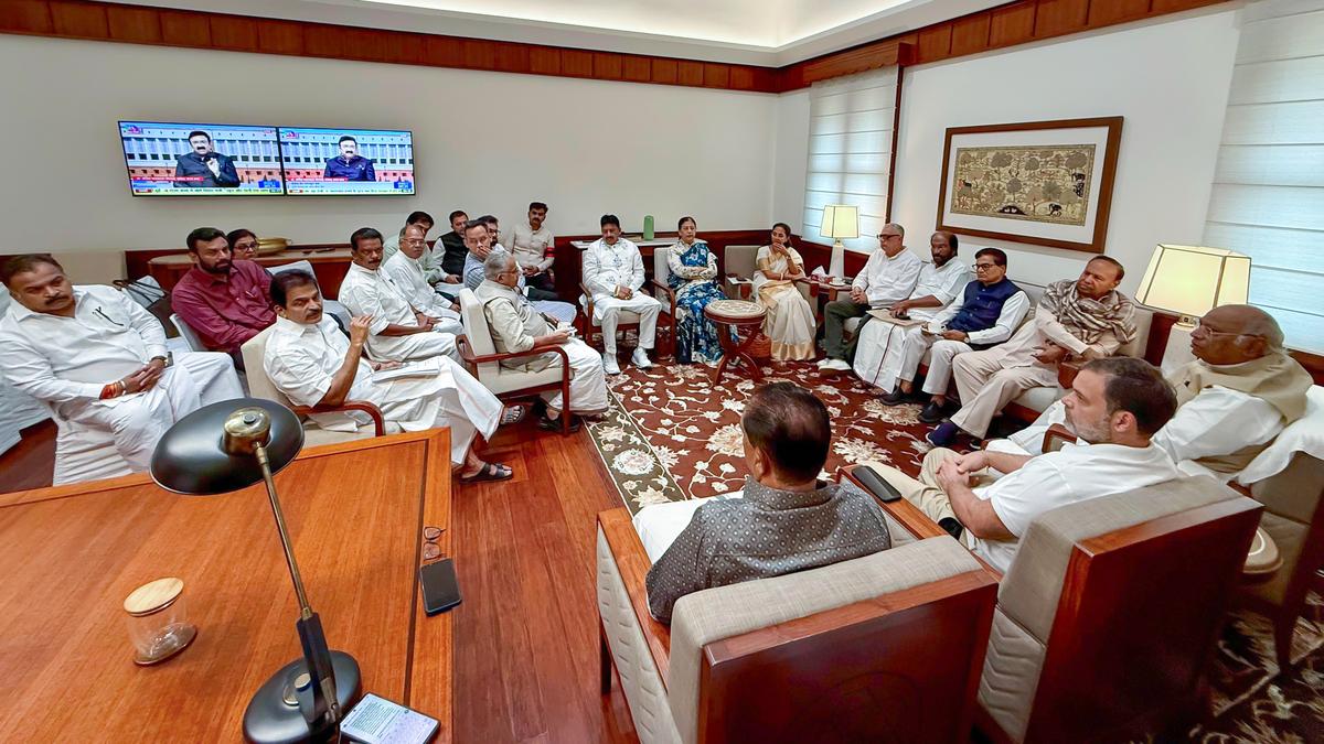 sir-brings-the-india-bloc-collectively-for-first-bodily-assembly-since-june-2024