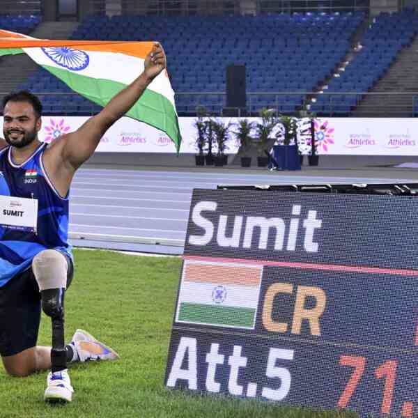 world-para-athletics|-sumit-completes-a-hat-trick-of-titles-with-meet-file