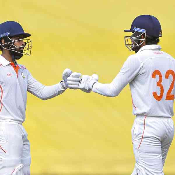 irani-cup:-atharva-taide-stars-on-a-day-dominated-by-left-handers