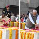 president-murmu,-pm-modi-pay-homage-to-gandhi,-shastri-on-start-anniversary