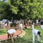 cisf-personnel,-railway-officers-perform-cleanliness-drive-in-tiruchi