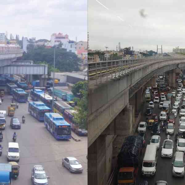 bengaluru-again-to-regular:-viral-put-up-reveals-stark-distinction-between-dasara-calm-and-post-holiday-chaos