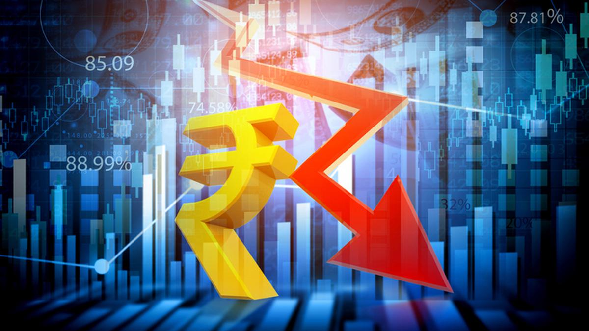 rupee-trades-flat-in-range-bound-commerce,-hovers-close-to-all-time-lows-in-opposition-to-us.-greenback