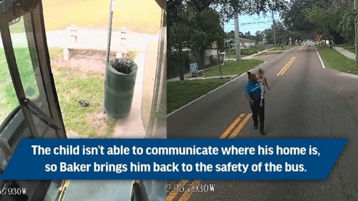 florida-driver-immediately-stops-bus,-rushes-out-to-rescue-toddler-wandering-alone:-nobody-helps-this-child