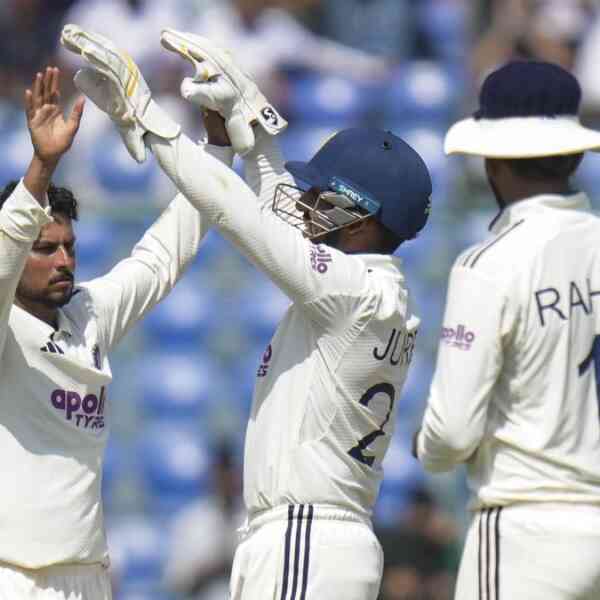 ind-vs-wi-day-3-test-2:-kuldeep-paves-method-for-windies-follow-on-with-five-for;-guests-35-for-two-at-tea