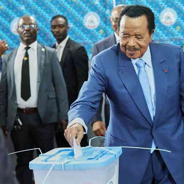world’s-oldest-president,-paul-biya,-may-prolong-his-rule-as-cameroon-votes-in-election