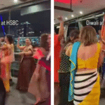 hsbc-australia-staff-put-on-sarees,-have-fun-diwali-at-indian-restaurant.-watch