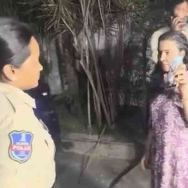 konda-surekhas-daughter-confronts-police-throughout-late-night-raid-to-arrest-ministers-aide-accused-of-extortion