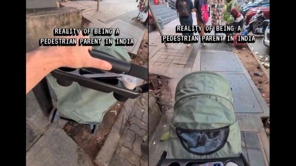 ‘reality-of-being-pedestrian-in-india’:-canadian-man-in-bengaluru-highlights-footpath-challenges