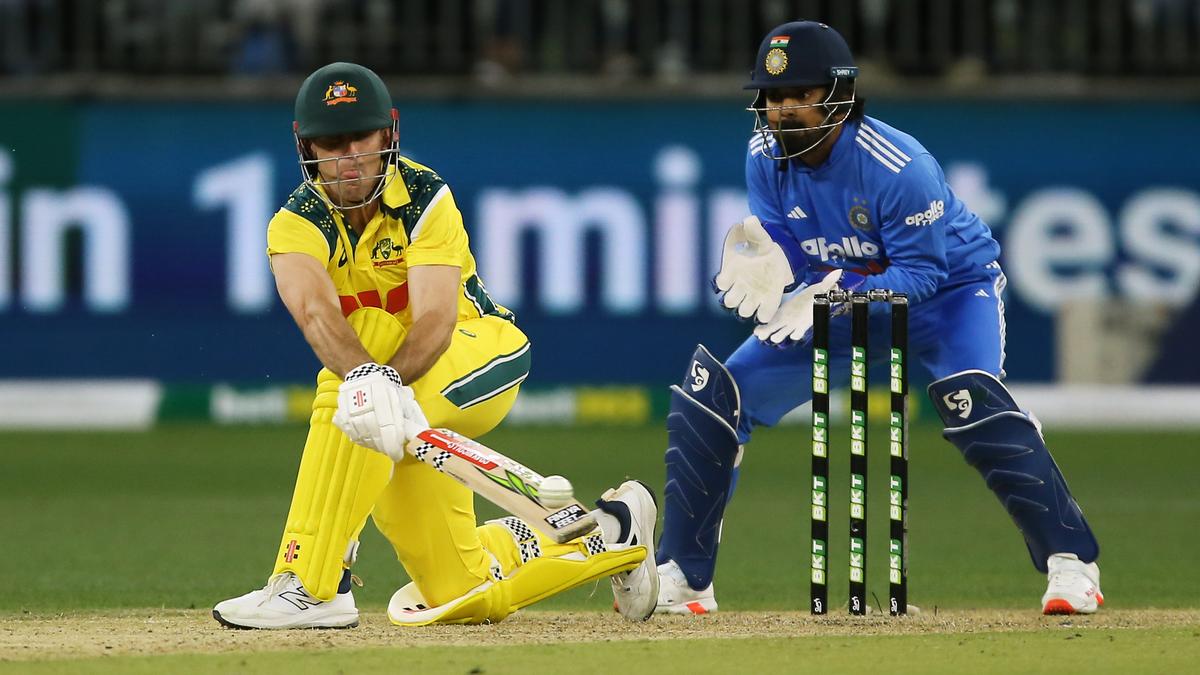 ind-vs-aus-|-australia-beats-india-by-seven-wickets-in-rain-affected-first-odi-in-perth