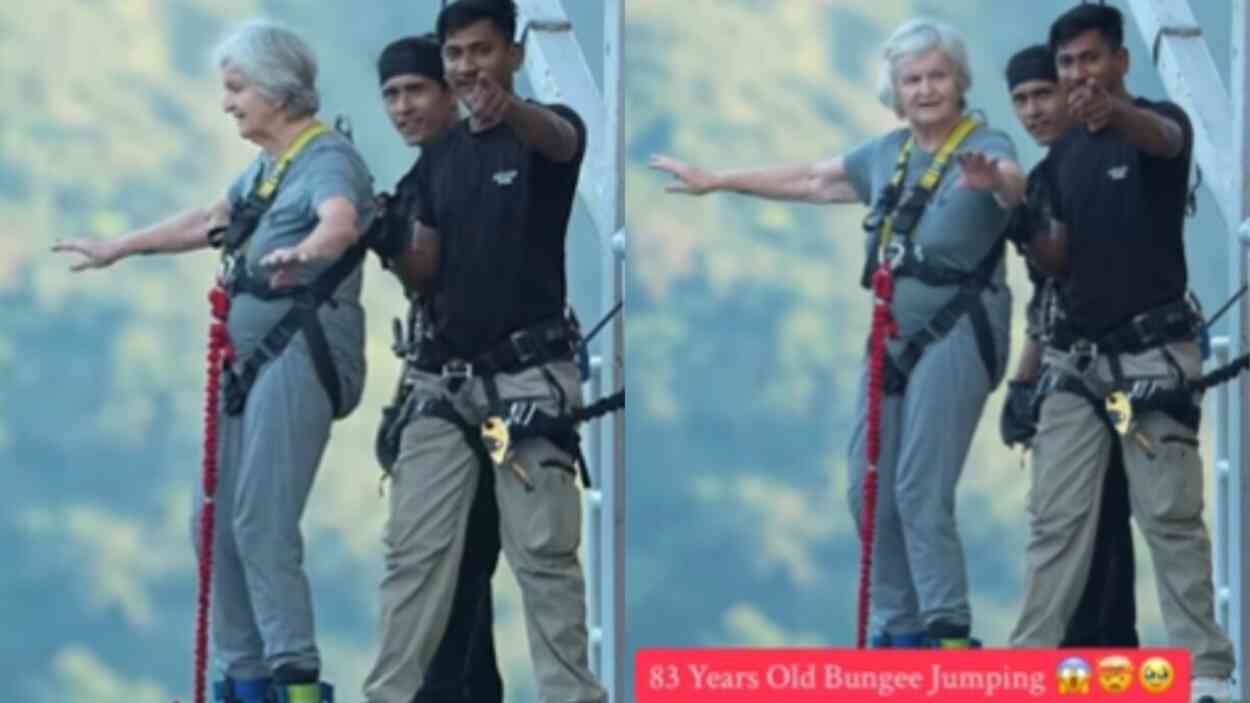 ‘let-her-fly’:-82-year-old-lady-takes-plunge-at-indias-highest-bungee-bounce-in-rishikesh