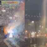 us-firefighters-spray-water-on-firecrackers-throughout-diwali-celebrations,-video-sparks-debate:-‘bahar-to-safai-rehne-do’