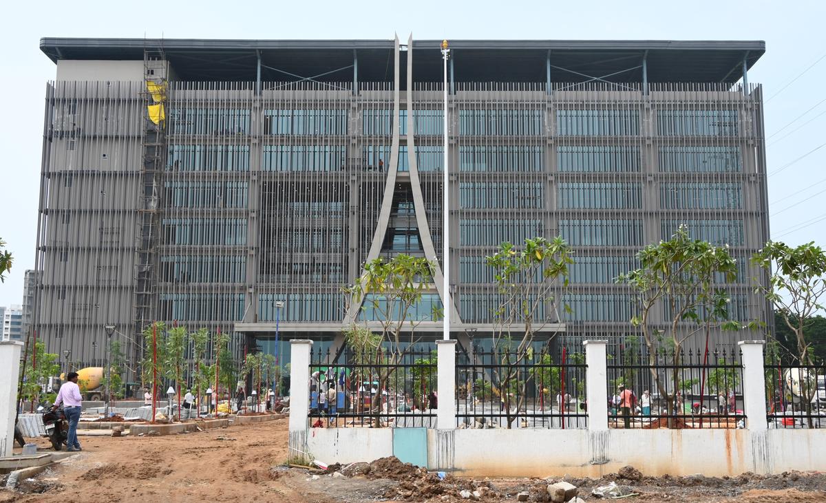 A.P. CM Naidu to inaugurate APCRDA building in Amaravati on ...