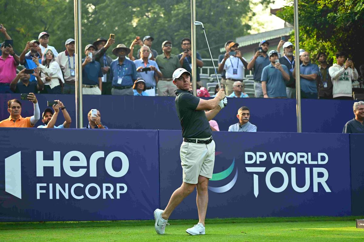 All eyes on McIlroy in DP World India Championships - The Hindu