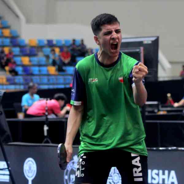 Asian table tennis | Teenage sensation Benyamin Faraji already ...