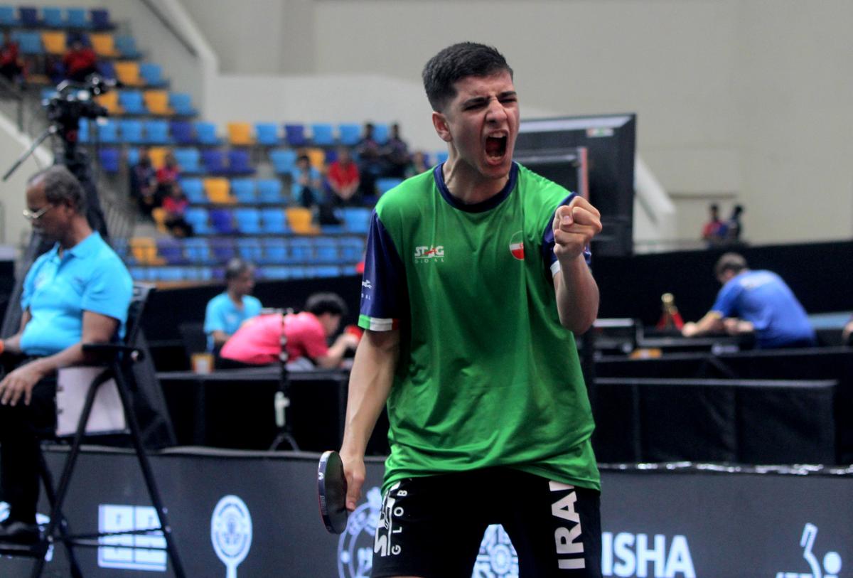 Asian table tennis | Teenage sensation Benyamin Faraji already ...