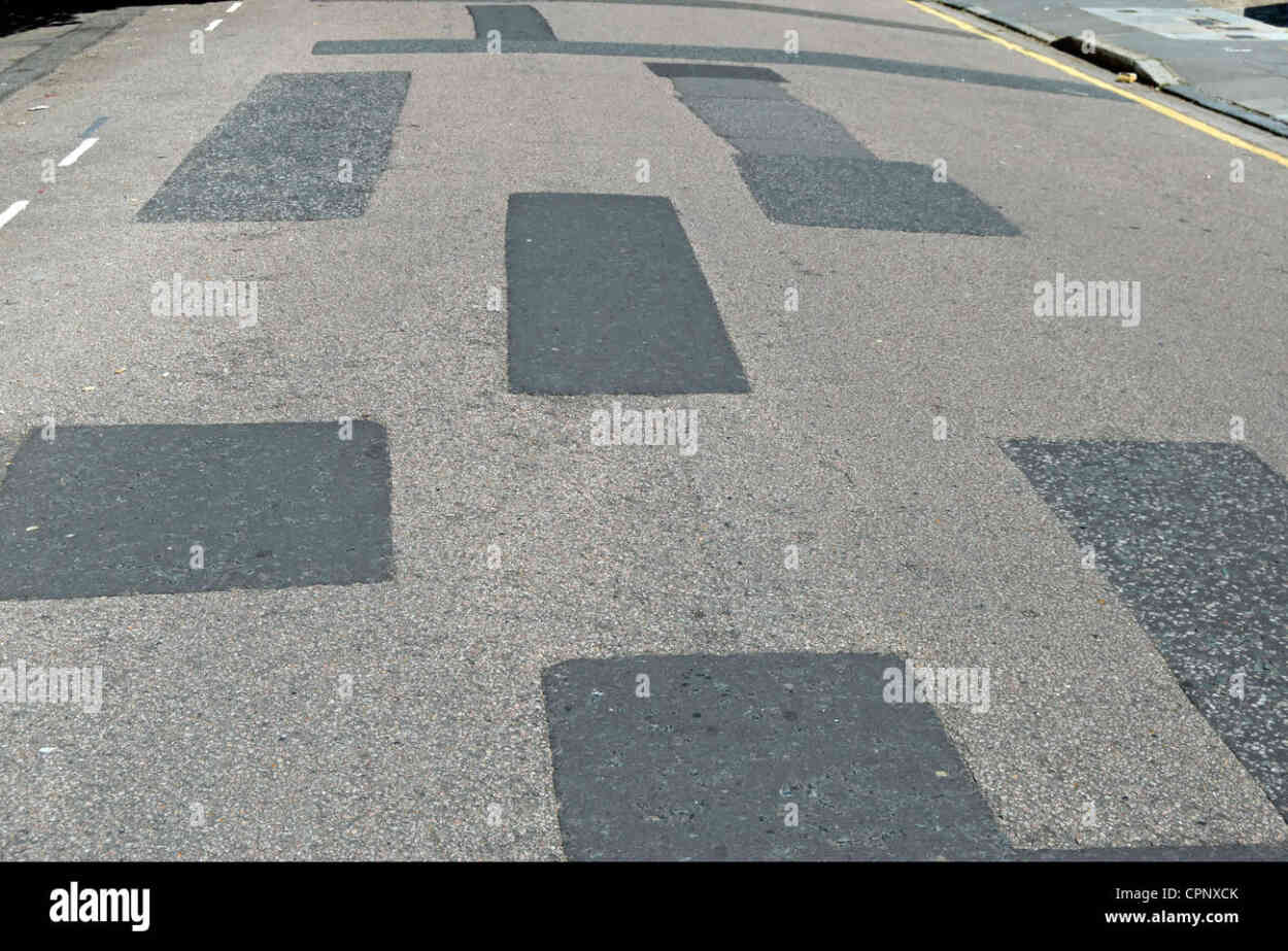 Patchwork road hi-res stock photography and images - Alamy