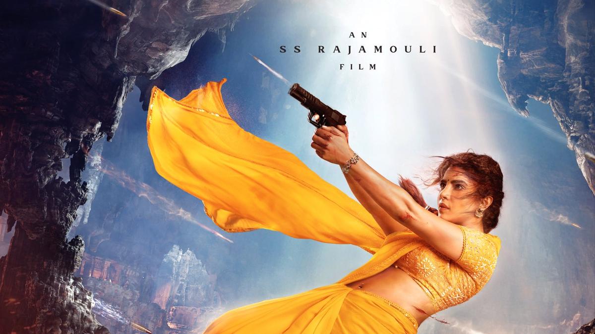 ssmb29:-priyanka-chopra-jonas-launched-as-mandakini-in-rajamouli-mahesh-babus-globetrotter