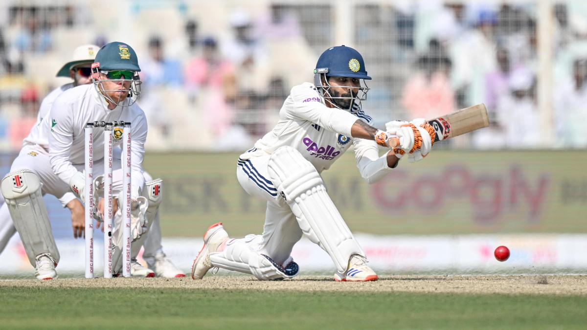 jadeja-completes-4,000-test-runs,-enters-elite-all-round-membership