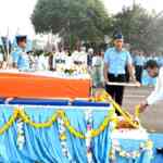 Tejas crash at Dubai Air Show: Tributes paid to Wing Commander Namansh Syal at Air Force Station Sulur