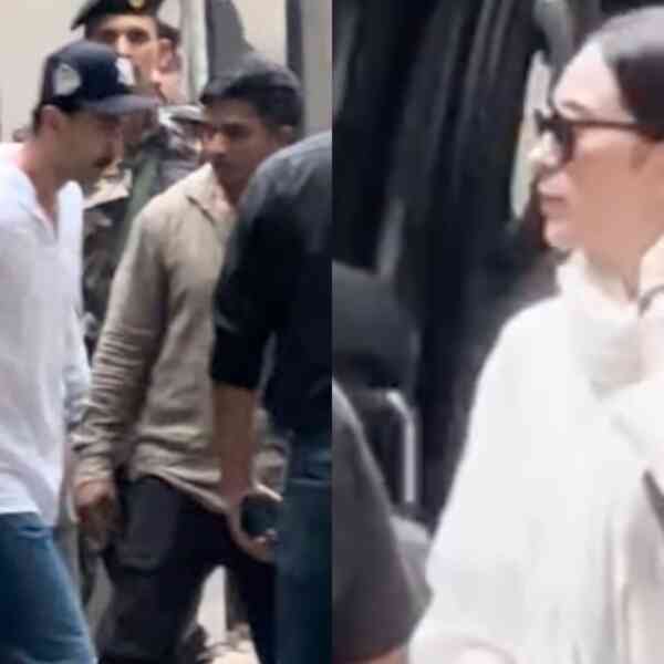 Ranbir Kapoor, Alia Bhatt, Ajay Devgn, Karisma Kapoor pay respects at Dharmendras Mumbai residence