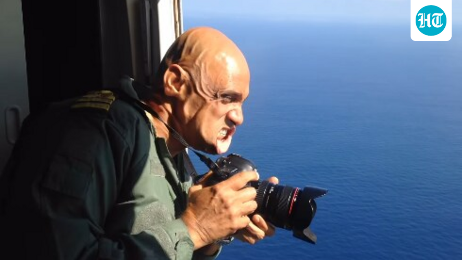 ex-indian-navy-officers-skin-ripples-under-extreme-winds-for-aerial-photograph,-becomes-unrecognisable-at-10,000-feet