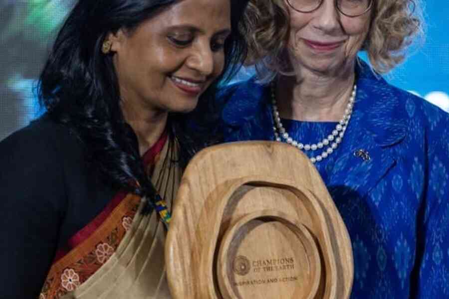 Surpiya Sahu wins UNEP award