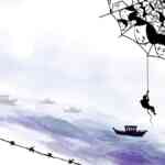 Crossing a river into cyber slavery