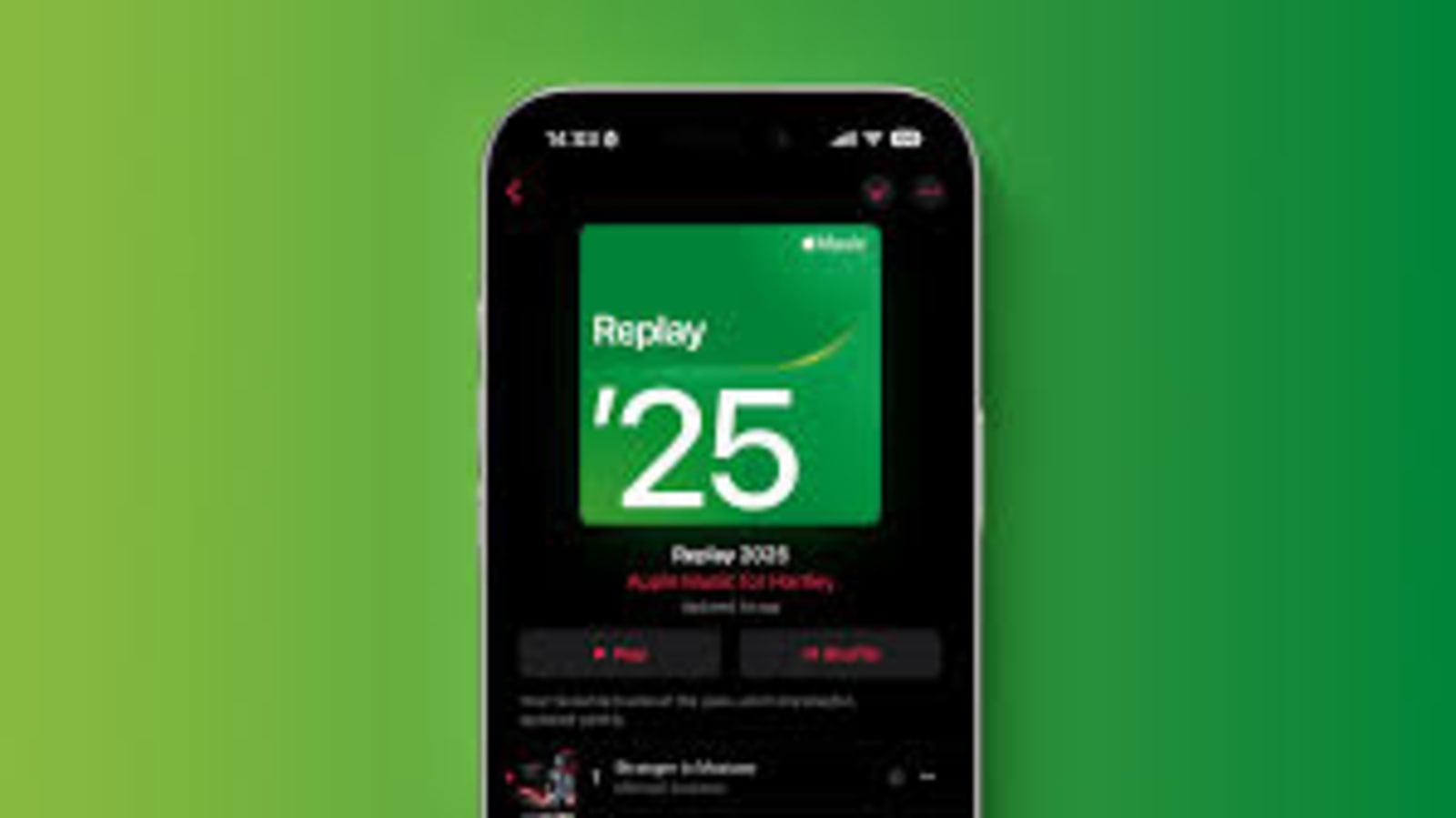 Apple Replay is here. What’s the No. 1 song on Apple Musics 2025 songs chart?