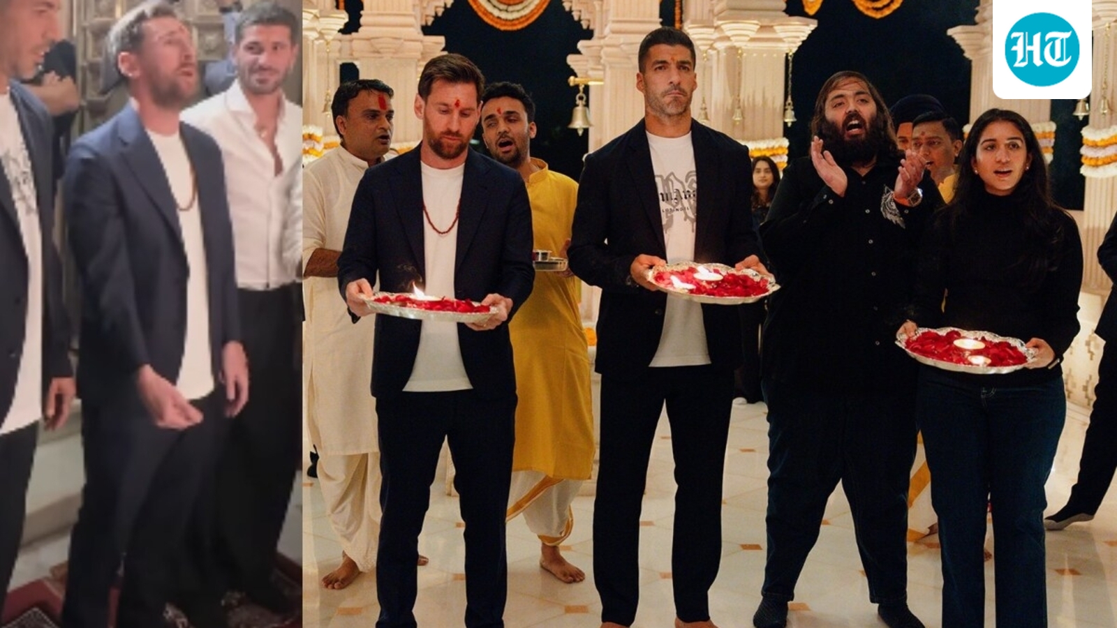 lionel-messi-says-jai-mata-di-during-aarti-with-anant-ambani,-radhika-merchant-at-vantara.-watch