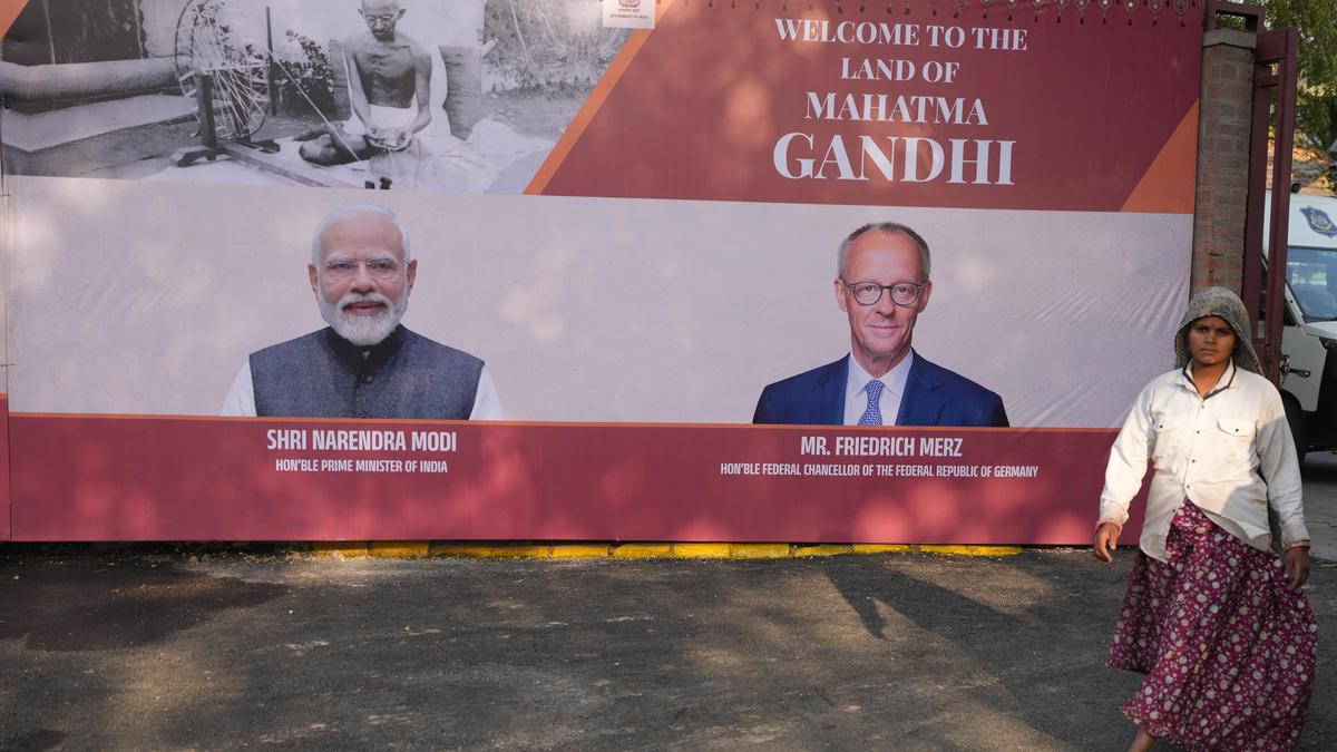 german-chancellor-friedrich-merz-arrives-in-ahmedabad,-on-his-first-official-visit-to-india