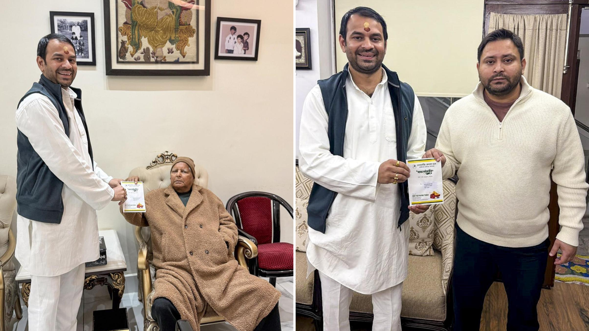 Tej Pratap Yadav turns up at feast hosted by Bihar Deputy CM