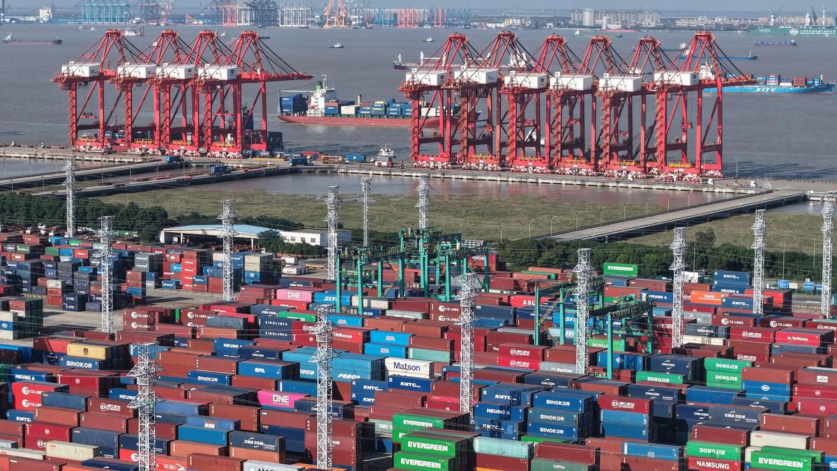 Chinas trade surplus hits record $1.2 trillion amid rising exports