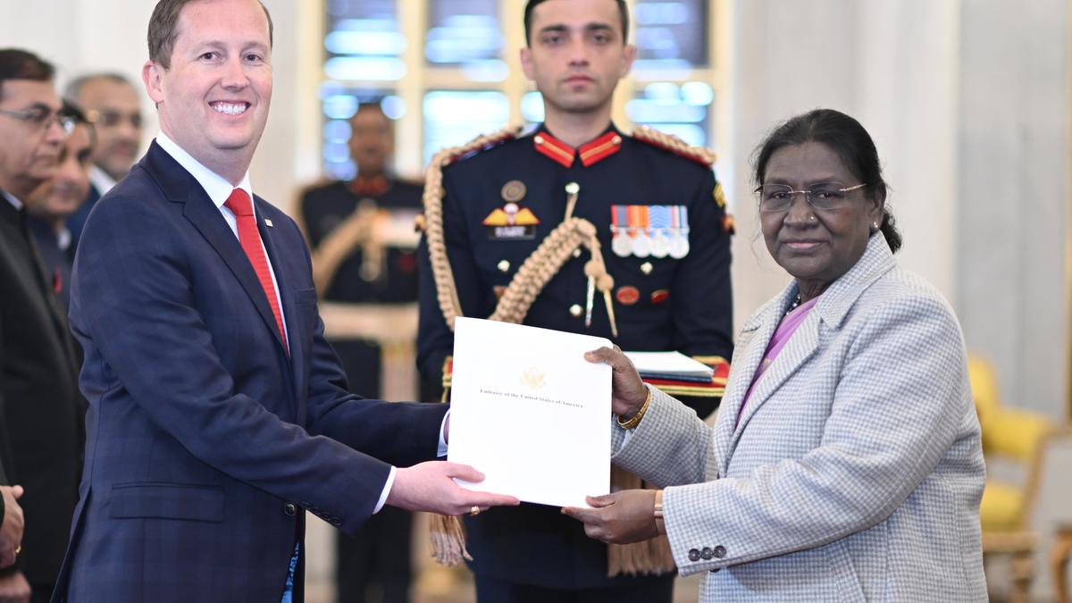 U.S. Ambassador Sergio Gor presents credentials to President Murmu