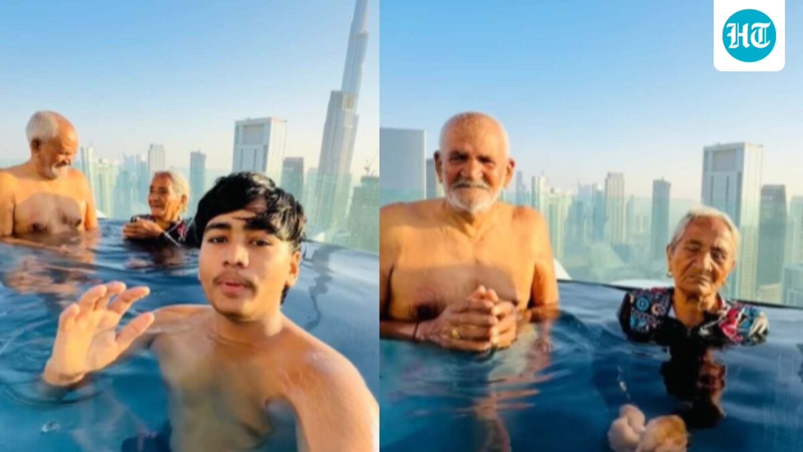 indian-man-takes-grandparents-to-dubais-sky-high-infinity-pool,-their-joyful-reactions-melt-hearts