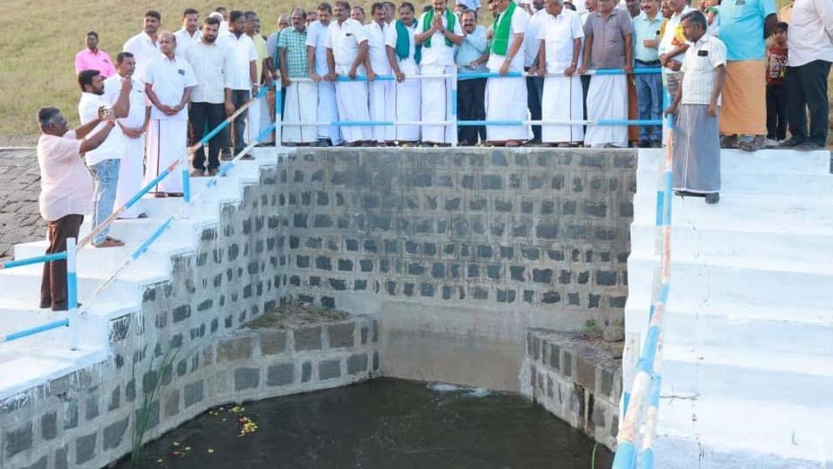 Water released from Vattamalaikarai Odai reservoir to irrigate 6,043 acres in Kangayam Taluk