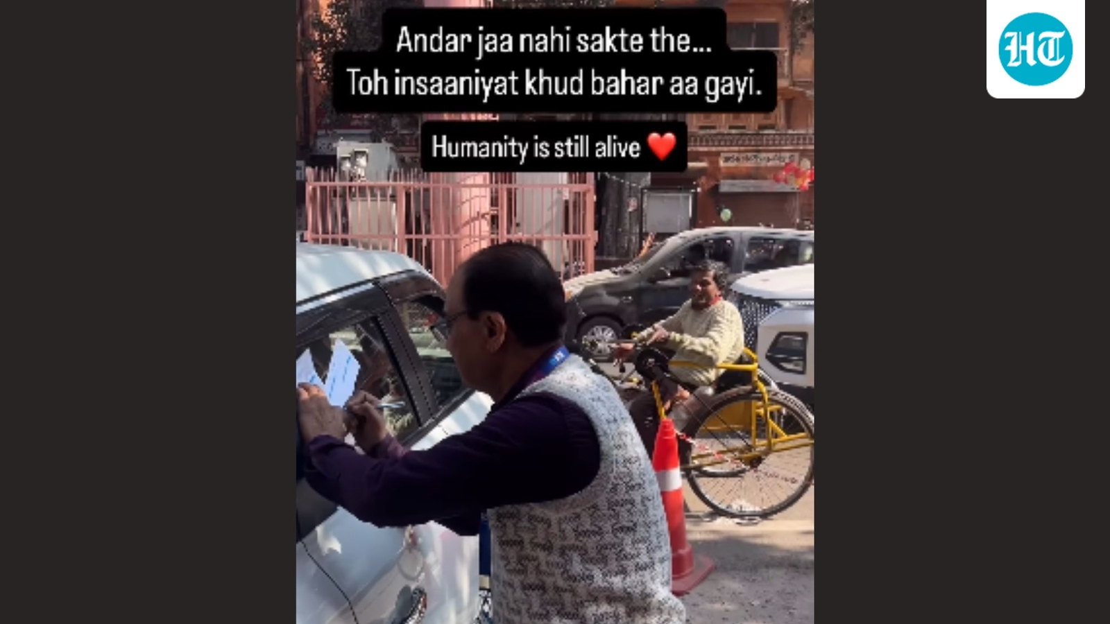 sbi-employee-steps-out-to-help-disabled-man-complete-bank-formalities,-wins-praise-online.-watch