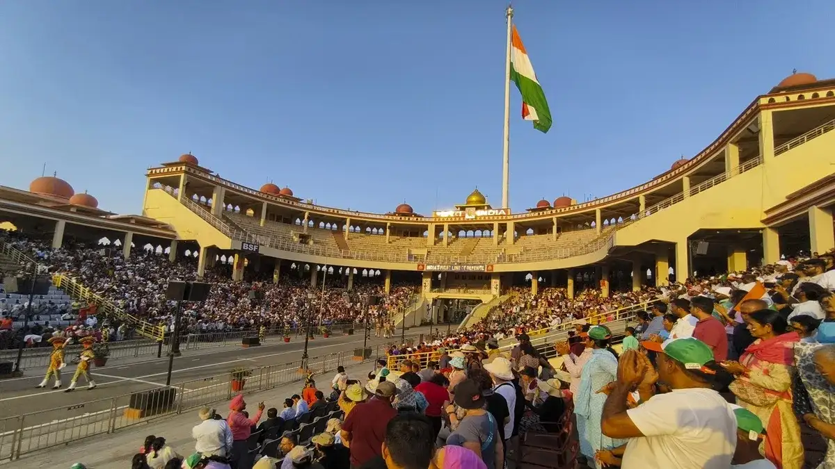 BSF beating retreat at Punjab borders to renew tomorrow with out handshakes or gate opening