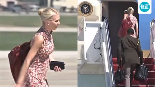 trump-nevada,-arizona-visit:-who-is-‘mystery-woman’-getting-on-air-force-one-with-red-bag?-truth-as-video-goes-viral