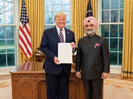 trump-congratulates-taranjit-singh-sandhu-on-delhi-lg-appointment,-praises-india-us-role