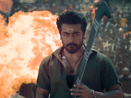karuppu-trailer:-suriya-is-a-godly-vigilante-lawyer-in-rj-balajis-actioner