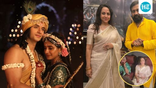 actor-and-parliamentarian-hema-malini-watches-krishnavataram-part-1:-the-heart-during-screening-in-mathura,-lauds-team