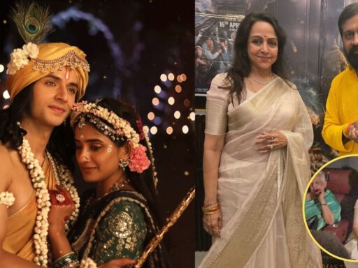 actor-and-parliamentarian-hema-malini-watches-krishnavataram-part-1:-the-heart-during-screening-in-mathura,-lauds-team