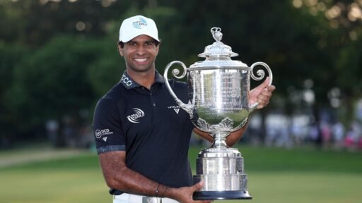 british-golfer-aaron-rai-wins-first-pga-championship;-celebrates-indian,-kenyan-heritage