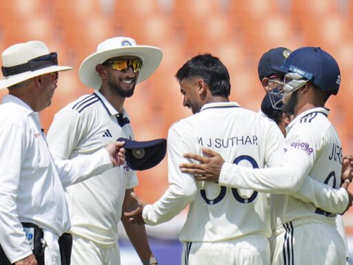 ind-vs-afg-one-off-test:-manav-suthar-strikes-in-first-over,-afghanistan-28-for-1