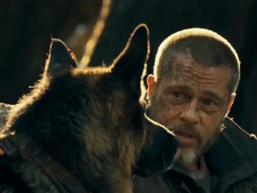 heart-of-the-beast-trailer:-brad-pitt-and-his-furry-friend-brave-the-wrath-of-nature