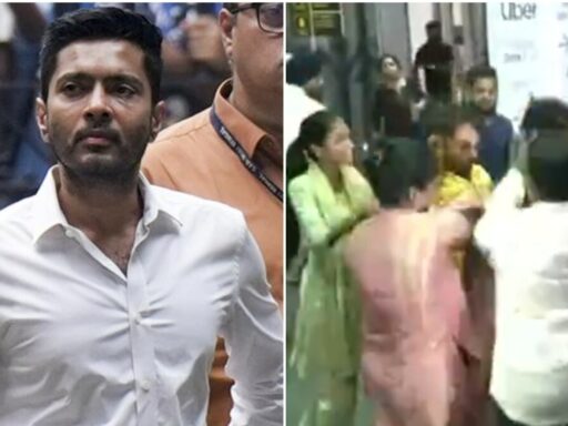 scuffle-breaks-out-at-kolkata-airport-ahead-of-abhishek-banerjee’s-arrival,-supporter-blames-‘bjp-person’