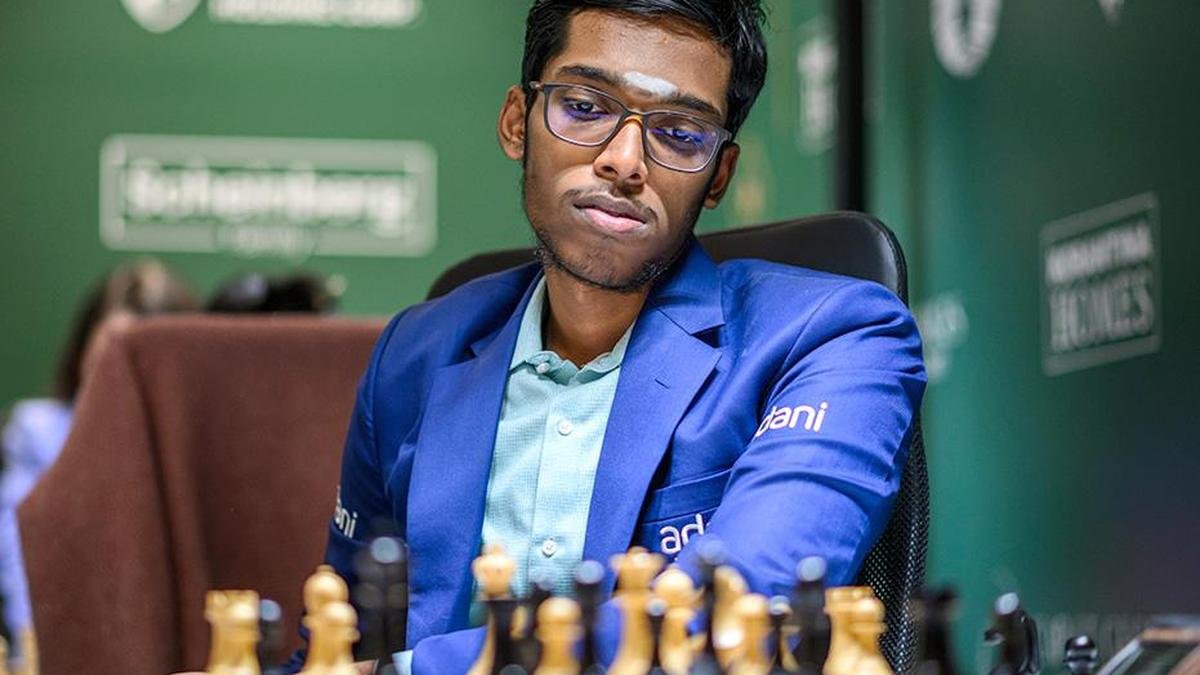 grand-chess-tour:-praggnaandhaa-ends-rapid-section-as-joint-leader