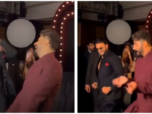 ranveer-singh-and-arjun-kapoor-set-the-dance-floor-on-fire-at-anshula-kapoors-reception,-groove-to-tune-maari-entriyaan