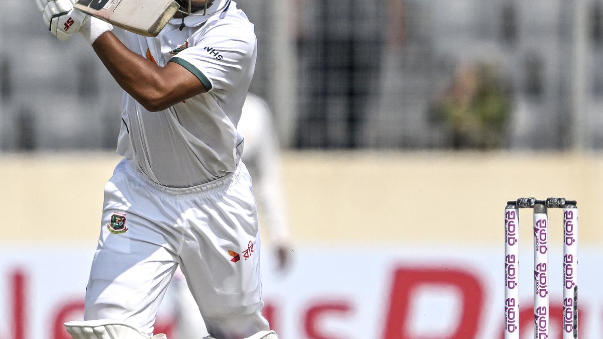 shanto-hits-century-as-bangladesh-reaches-301-4-at-stumps-against-pakistan